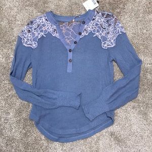 Free people easy breezy Henley